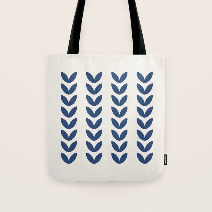 Leaf Pattern - Scandinavian Tote Bag Gallery Image 1