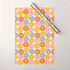 Simple Flower Pattern #1 Wrapping Paper Gallery Image 1