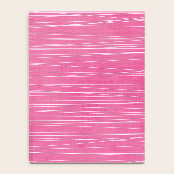 Pink White Lines Drawing Artwork Notebook Gallery Image 4
