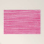 Pink White Lines Drawing Artwork Welcome Mat Gallery Image 1