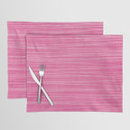 Pink White Lines Drawing Artwork Placemat Gallery Image 1