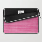 Pink White Lines Drawing Artwork Laptop Sleeve Gallery Image 2