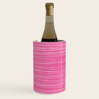 Pink White Lines Drawing Artwork Wine Chiller Gallery Image 3