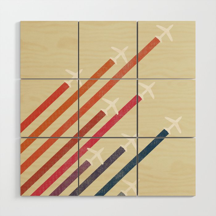 Aerial display (ver.2) Wood Wall Art Gallery Image 1