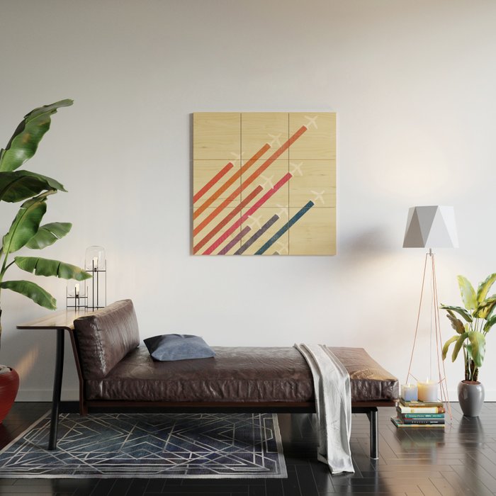 Aerial display (ver.2) Wood Wall Art Gallery Image 2