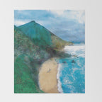 Wild Beach Throw Blanket Gallery Image 2