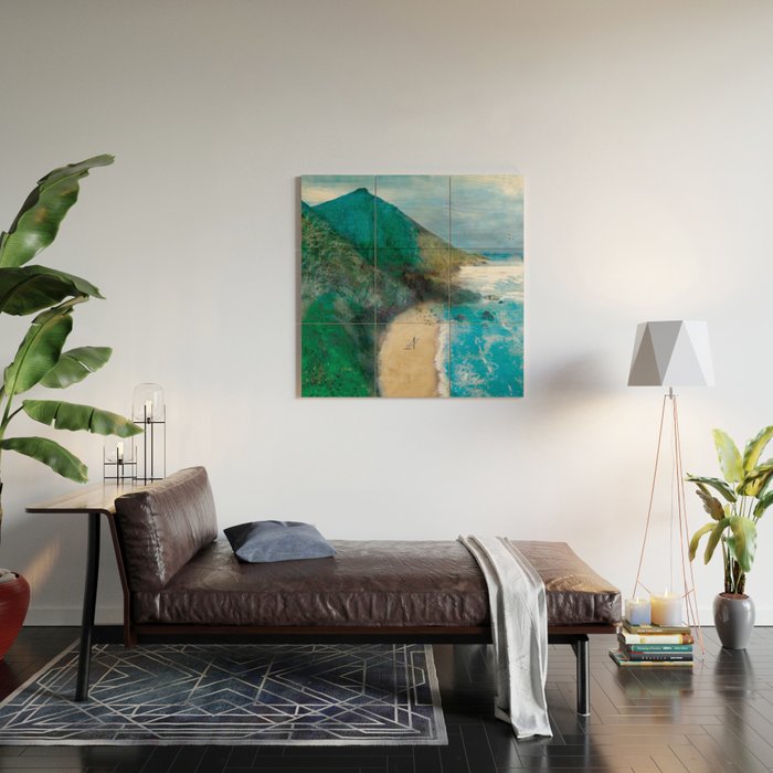 Wild Beach Wood Wall Art Gallery Image 2
