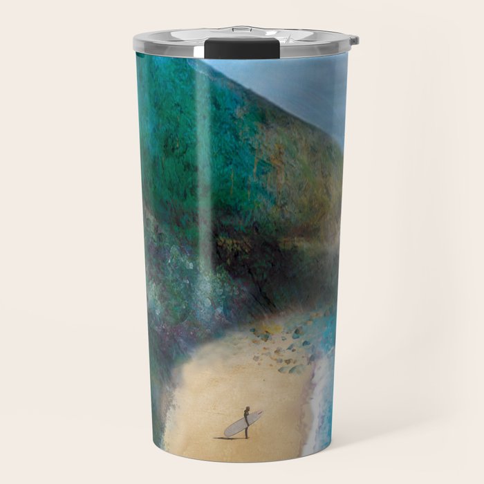 Wild Beach Travel Mug Gallery Image 1