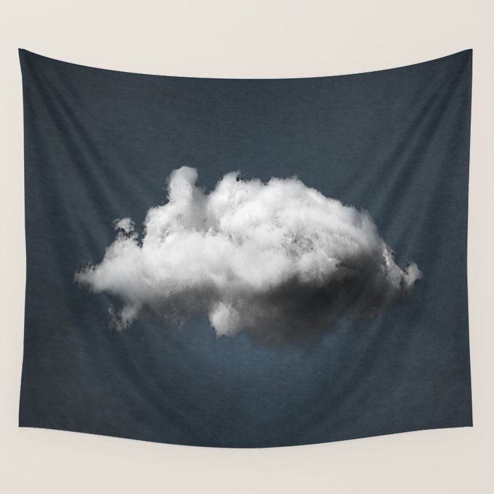 WAITING MAGRITTE Wall Tapestry Gallery Image 1