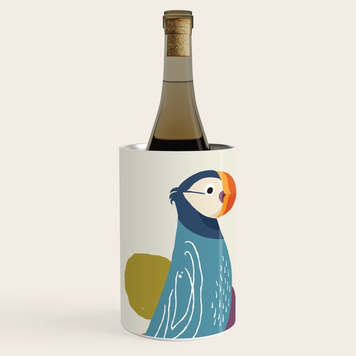 Quirky Atlantic Puffin Wine Chiller Gallery Image 2