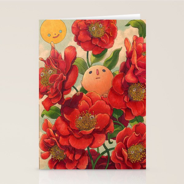 Camellias Stationery Card Gallery Image 2