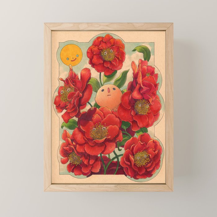 Camellias Mini Art Print Gallery Image 1