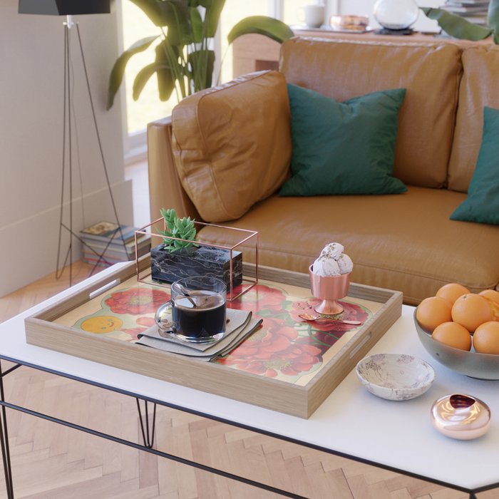 Camellias Serving Tray Gallery Image 2