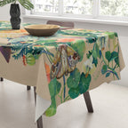 Floral Luna Moth Tablecloth Gallery Image 3