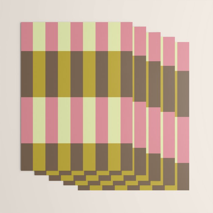 Retro Candy Stripe Pattern Wrapping Paper Gallery Image 3