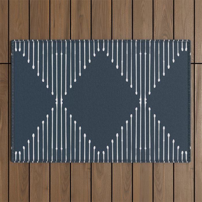 Geo (Annapolis Blue) Outdoor Rug Gallery Image 1