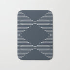 Geo (Annapolis Blue) Bath Mat Gallery Image 1