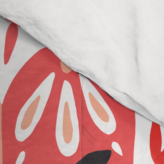 Hamsa Hand - Red & Black Palette Comforter Gallery Image 4