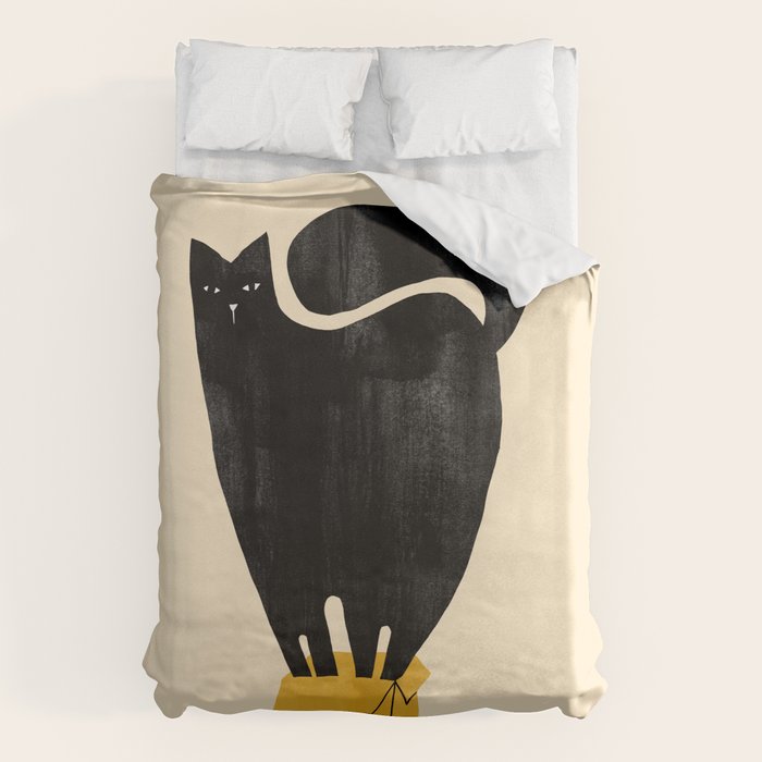 Cat in a box Duvet Cover Gallery Image 1