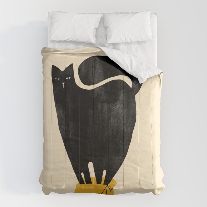 Cat in a box Comforter Gallery Image 1