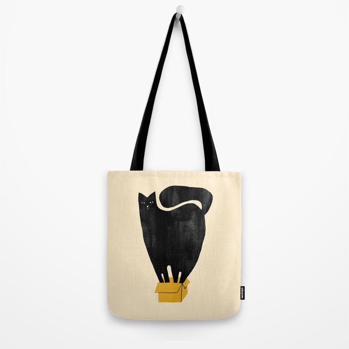 Cat in a box Tote Bag Gallery Image 2