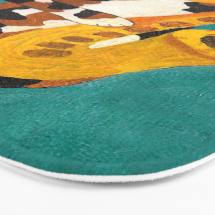 Calico Cat Saxophone Player Bath Mat Gallery Image 3