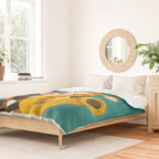 Calico Cat Saxophone Player Duvet Cover Gallery Image 2
