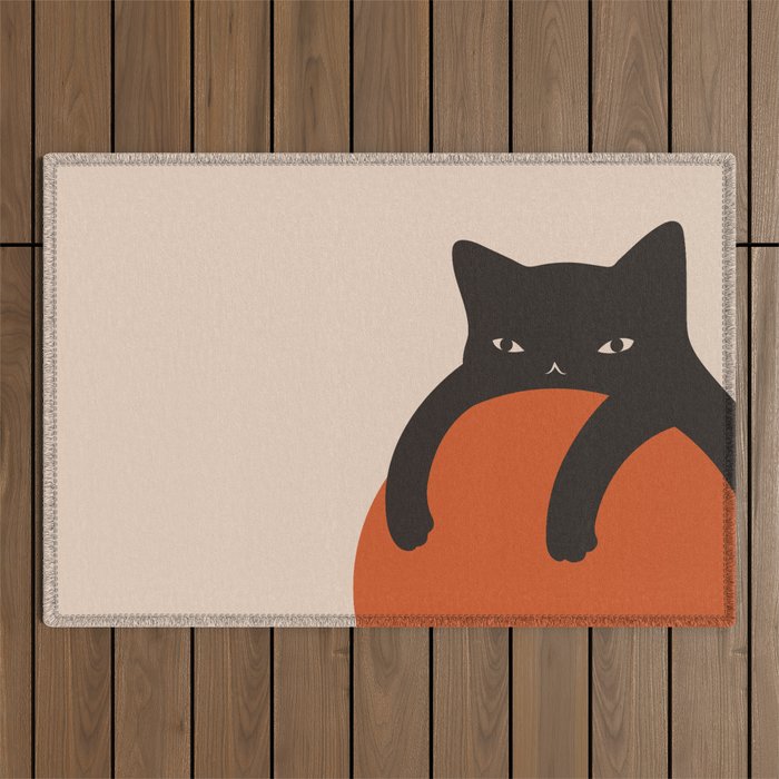 Cat Landscape 155 Outdoor Rug Gallery Image 1