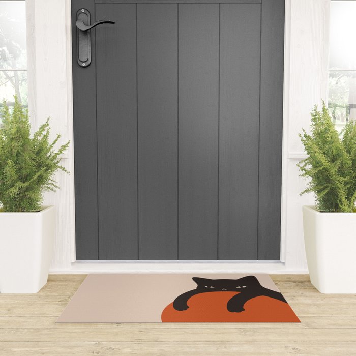 Cat Landscape 155 Welcome Mat Gallery Image 3