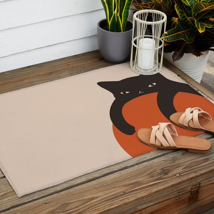 Cat Landscape 155 Outdoor Rug Gallery Image 2