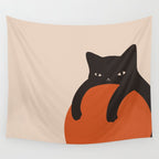 Cat Landscape 155 Wall Tapestry Gallery Image 4