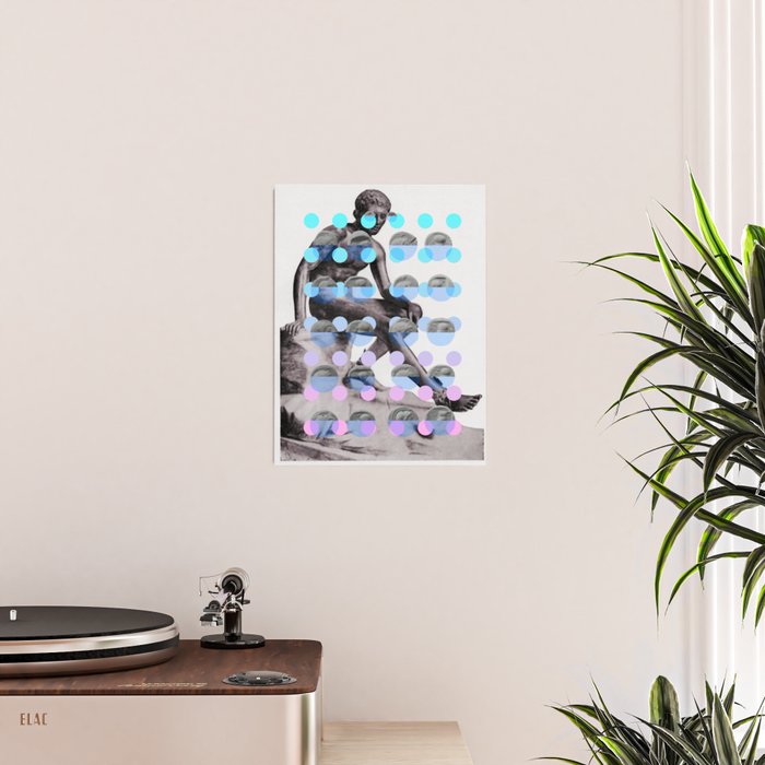 Statue With A Dot Gradient 2 Poster Gallery Image 2