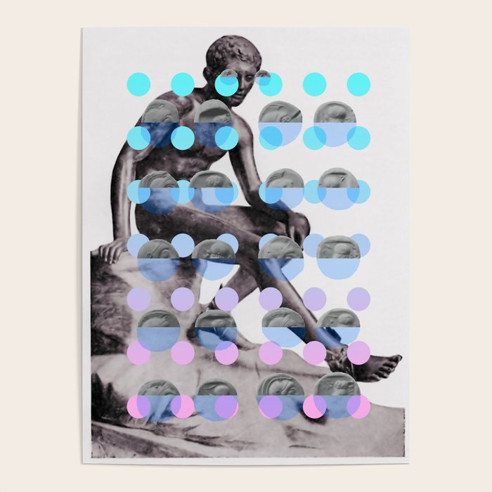 Statue With A Dot Gradient 2 Poster Gallery Image 4