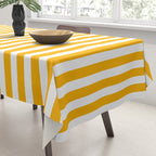 Striped Yellow Tablecloth Gallery Image 3