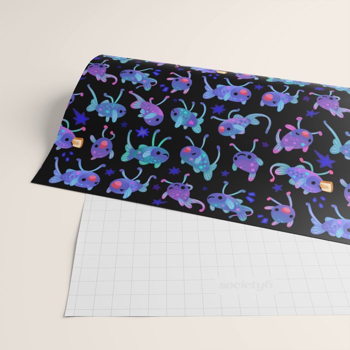 Cheerful tripod fish Wrapping Paper Gallery Image 2