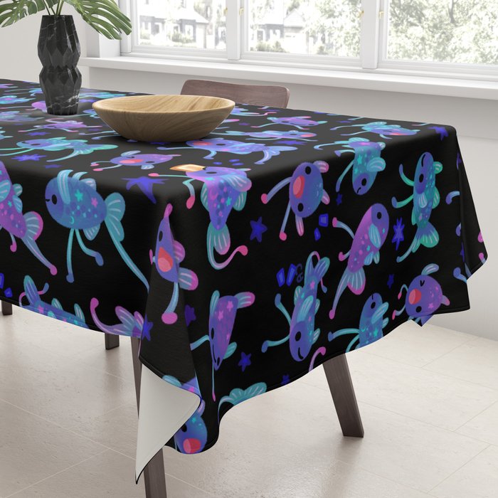 Cheerful tripod fish Tablecloth Gallery Image 3