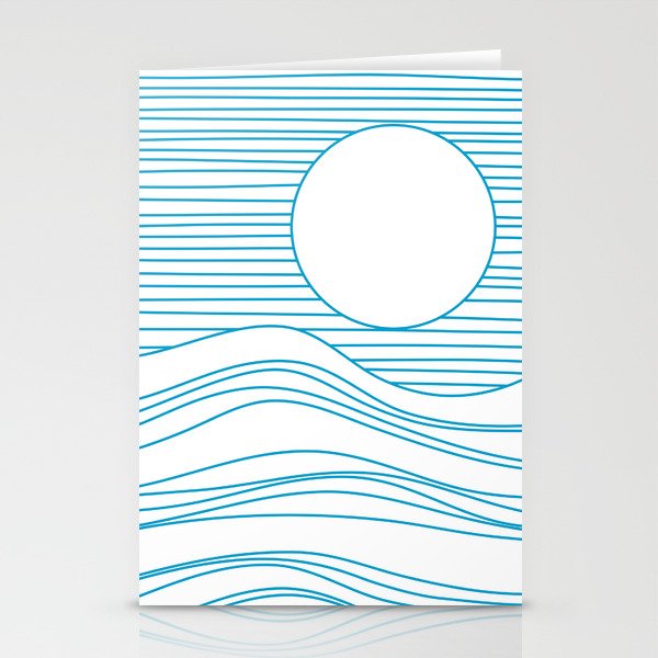 Abstract Landscape 17A Stationery Card Gallery Image 2