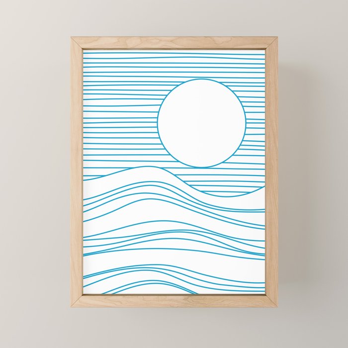 Abstract Landscape 17A Mini Art Print Gallery Image 1