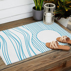 Abstract Landscape 17A Outdoor Rug Gallery Image 2