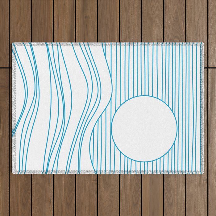 Abstract Landscape 17A Outdoor Rug Gallery Image 1