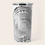Growth Rings - 65 Years - Silver Travel Mug Gallery Image 1