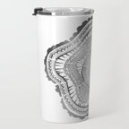 Growth Rings - 65 Years - Silver Travel Mug Gallery Image 3