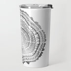 Growth Rings - 65 Years - Silver Travel Mug Gallery Image 2