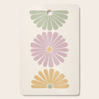 Retro Summer Daisies III Cutting Board Gallery Image 1