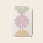Retro Summer Daisies III Bath Mat Gallery Image 1
