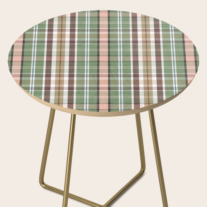 Wilderness Plaid Cozy Heirloom Multi Side Table Gallery Image 2