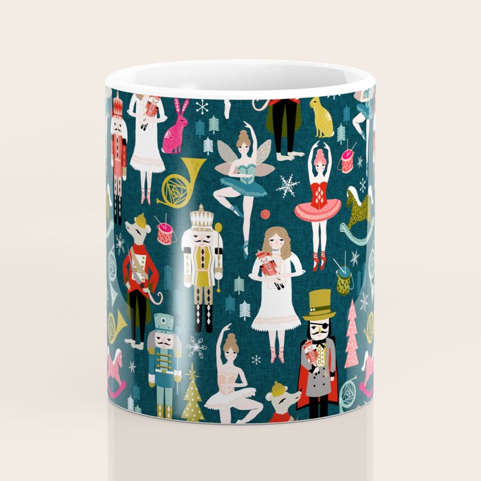 Nutcracker Ballet by Andrea Lauren  Coffee Mug Gallery Image 4