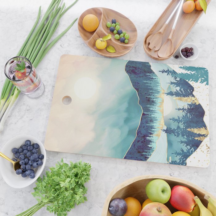 Sky Reflection Cutting Board Gallery Image 2