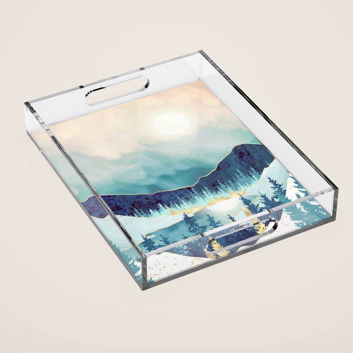 Sky Reflection Acrylic Tray Gallery Image 1