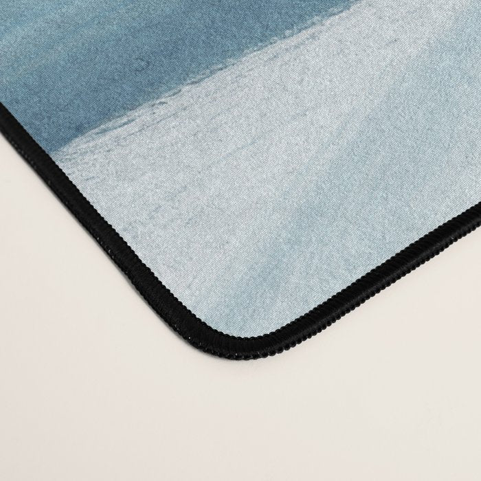 Muted Blue Ocean Seascape Painting Desk Mat Gallery Image 4